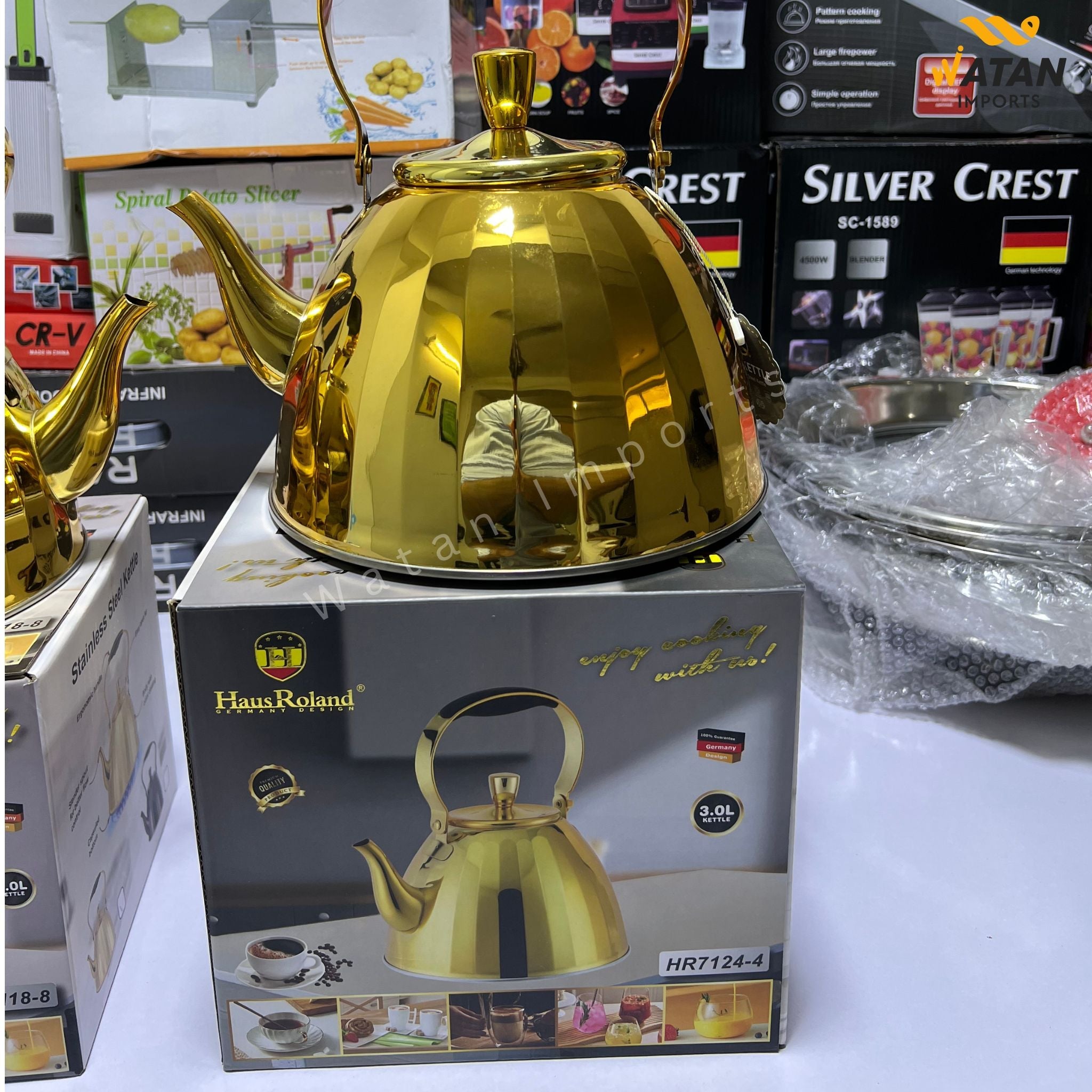 Durable Stainless Steel Kettle by Hous Roland