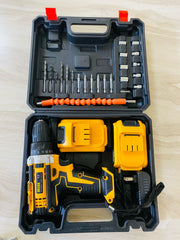 21V Wireless Drill Machine with Toolkit