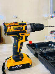 21V Wireless Drill Machine with Toolkit
