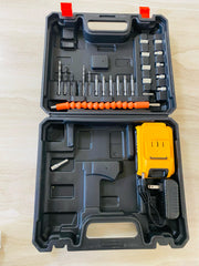 21V Wireless Drill Machine with Toolkit